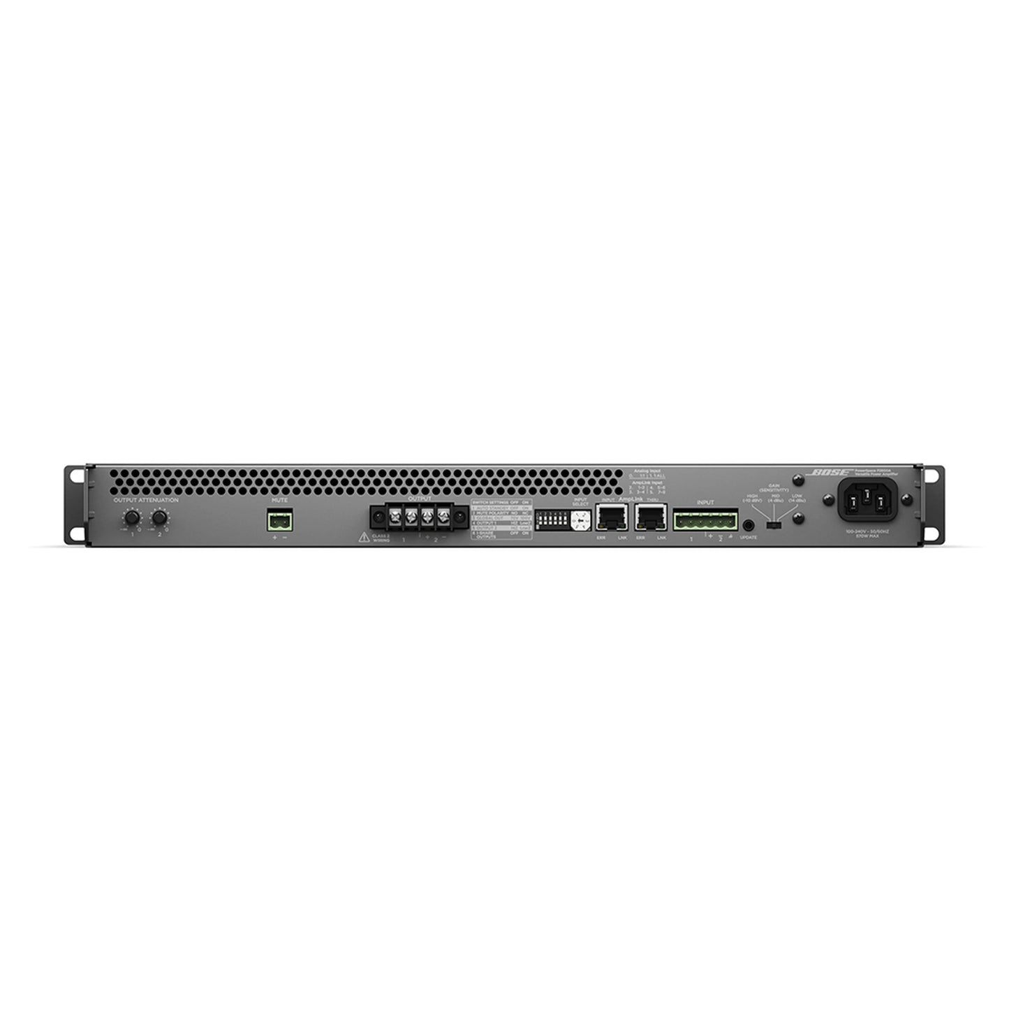 Amplificador 2 Canales 2x600W Alta/Baja Impedancia Amplink I-Share Bose Professional P2600A