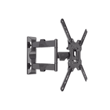 Soporte de Pared Articulado / Pantallas 32" a 55" / VESA 100x100 a 400x400 mm / Carga 27.2 kg (60 lbs) / Extensión 5 a 40 cm / Giro 180° / Inclinación +8° a -5°