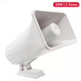 Sirena De Alarma 30 Watts Doble Tono Ip65 118 db Paamon Compatible Con Todos Los Sistemas De Alarma Pam-sre30w - SILYMX