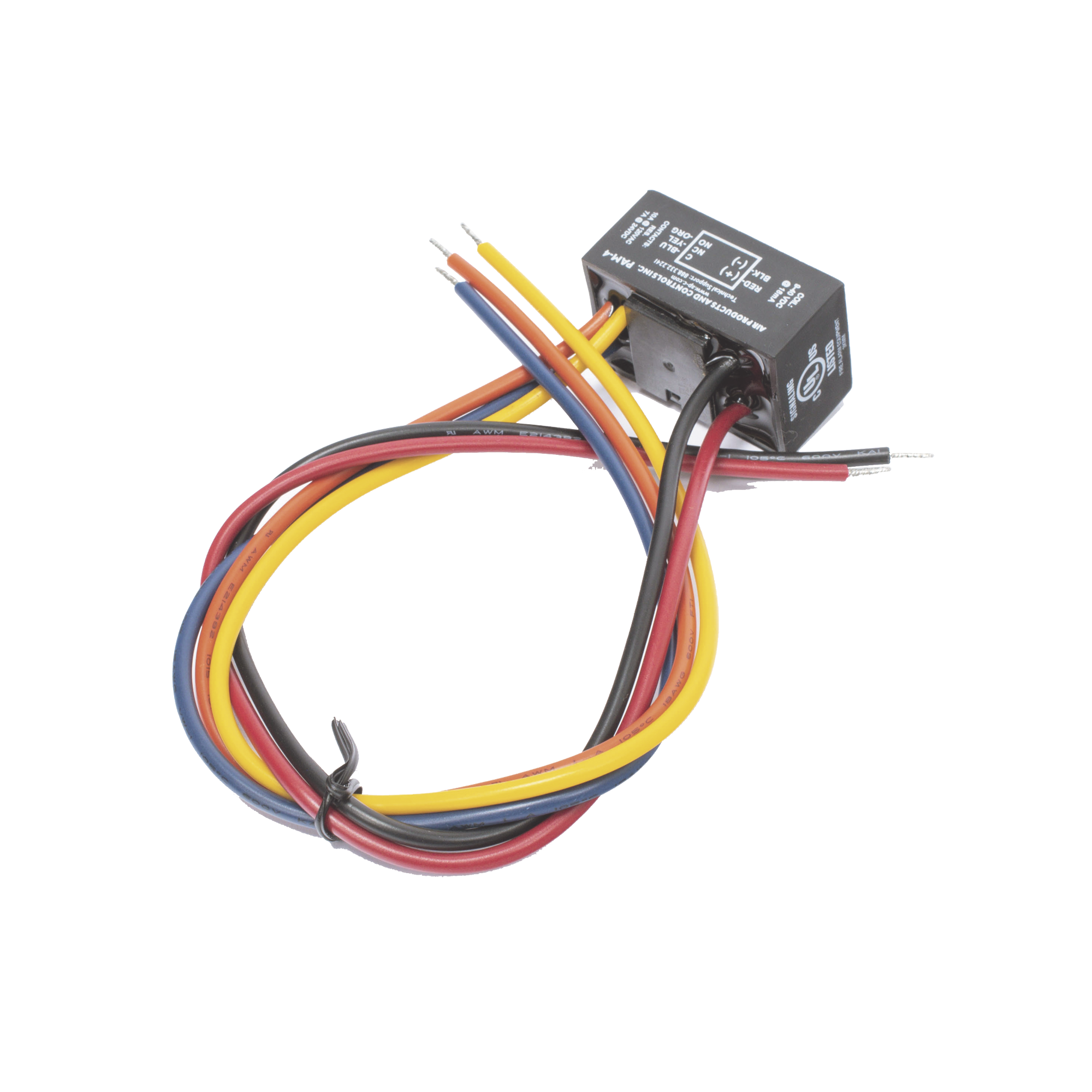 Relevador de Fin de Línea SPDT / Encapsulado en Epoxi / 12V o 24V / LED de Estado / 4.0 x 3.0 x 1.2 pulgadas