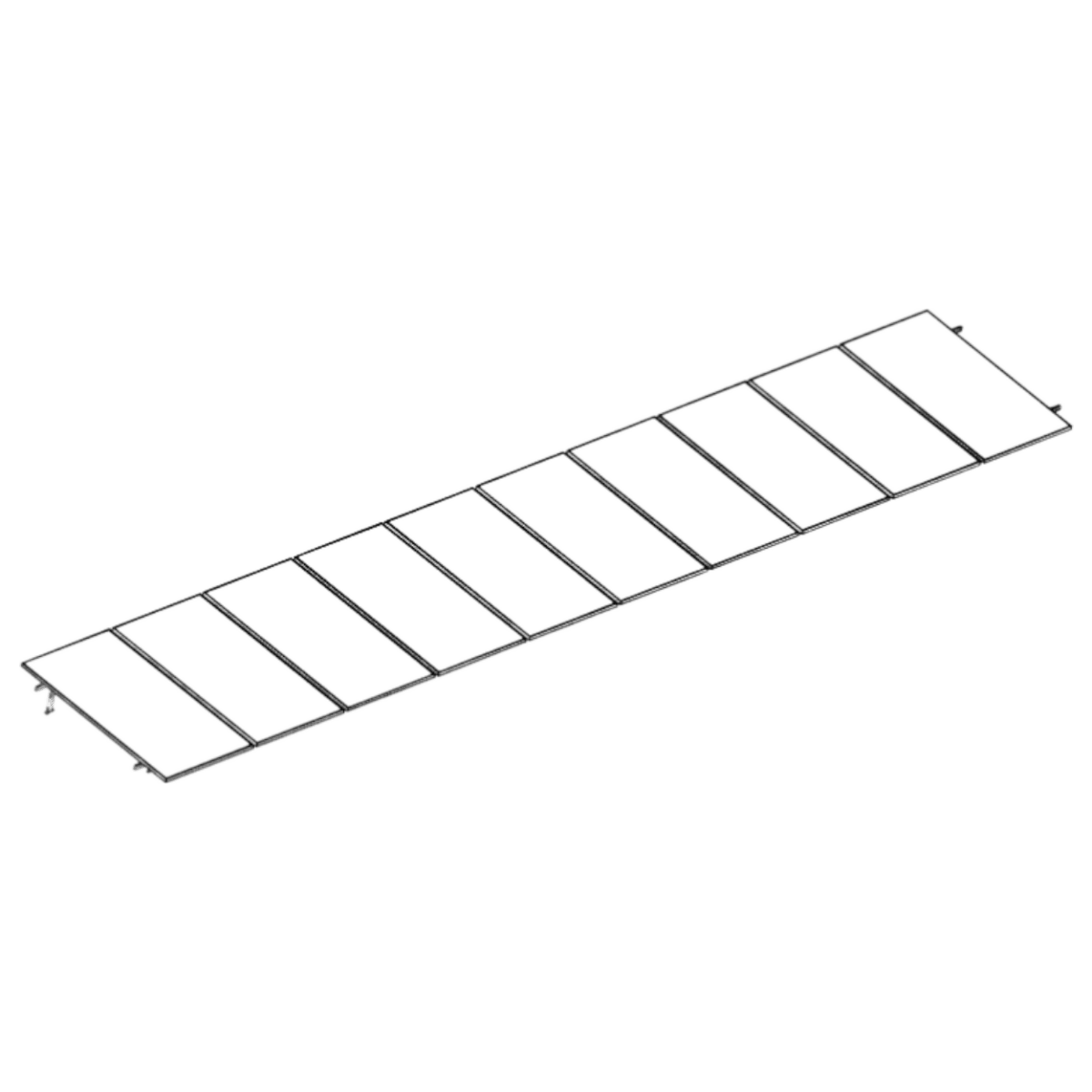 Montajes para Paneles SolaresALUMINEXTNXT-SM10I-20-1135-RKit Montaje 10 Paneles Solares Inclinación 10 - 20° Aluminio Reforzado Aluminext NXT - SM10I - 20 - 1135 - R - SILYMX