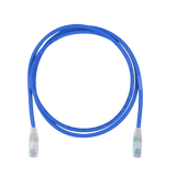 Cable patch cord Cat6 Belden RJ45 macho azul de 1.2 metros para conexiones de red Ethernet.
