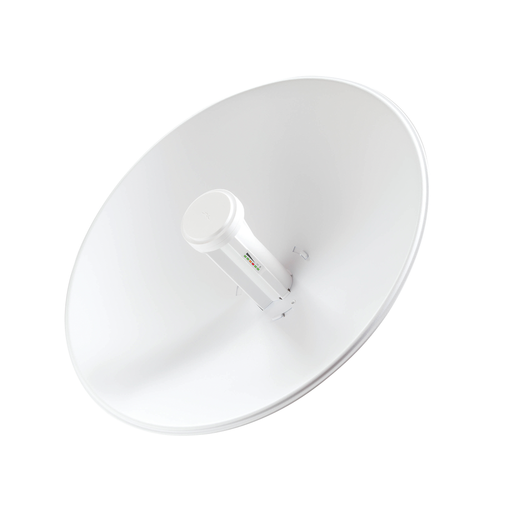 Punto de acceso PowerBeam airMAX Ubiquiti M5 larga distancia frecuencia 5 GHz (5170-5875 MHz) con antena tipo plato de 25 dBi PBE-M5-400 - SILYMX