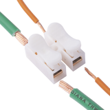 Conector tipo PUSH de 2 Contactos Para una Conexión Rápida Puentes de Cables PCON2 - SILYMX