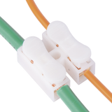 Conector tipo PUSH de 2 Contactos Para una Conexión Rápida Puentes de Cables PCON2 - SILYMX