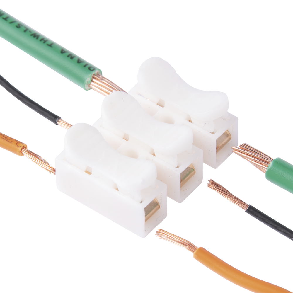 Conector tipo PUSH de 3 Contactos Para una Conexión Rápida Puentes de Cables PCON3 - SILYMX