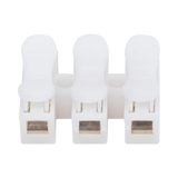 Conector tipo PUSH de 3 Contactos Para una Conexión Rápida Puentes de Cables PCON3 - SILYMX