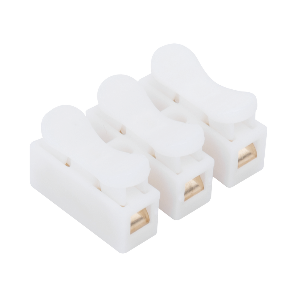 Conector tipo PUSH de 3 Contactos Para una Conexión Rápida Puentes de Cables PCON3 - SILYMX