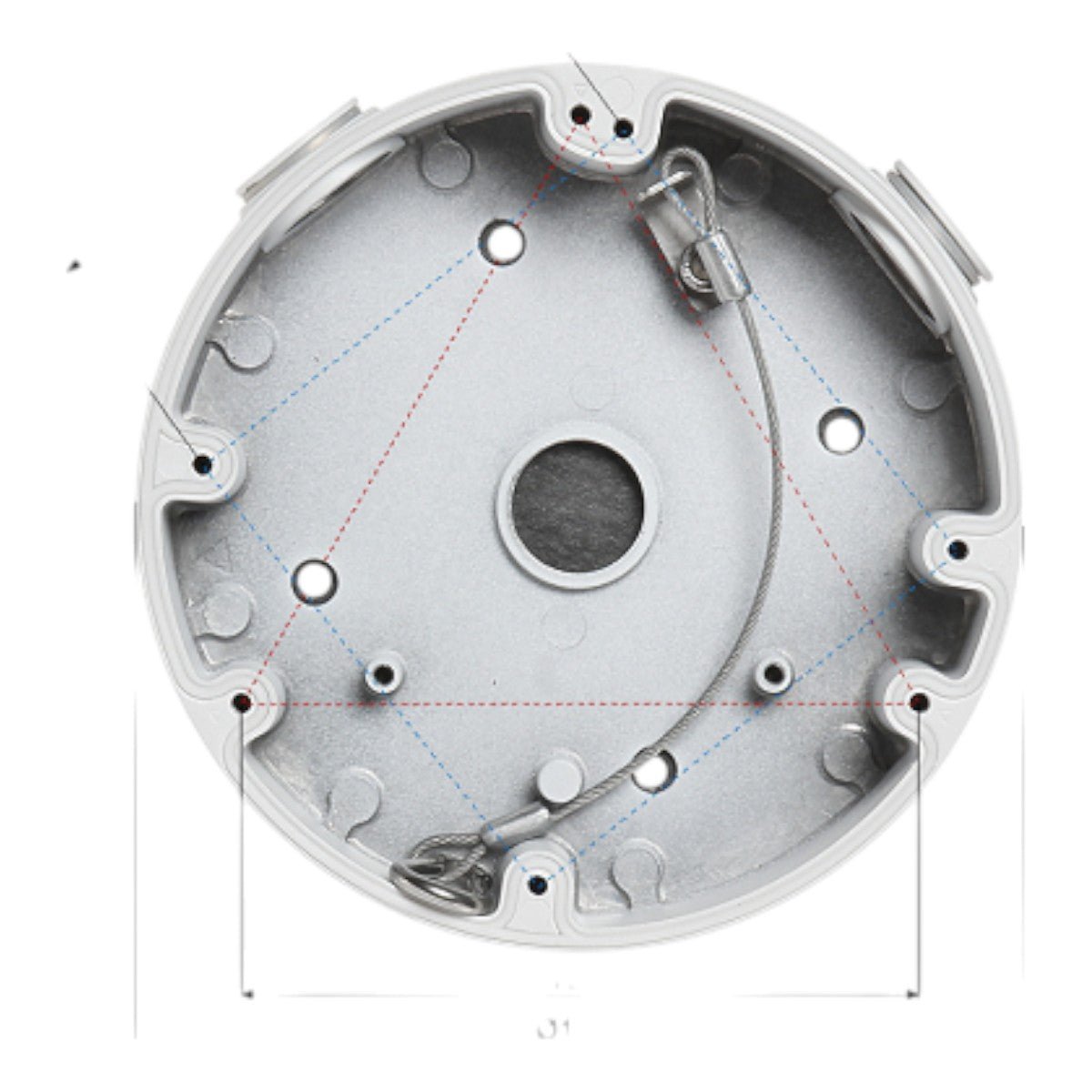 Caja de Conexiones compatible con Series HDBW1 Incluidos HDBW3231 3802E-Z HDBW5231/5431/5631/5831E-Z5E, HDB5331E, HDBW5331E, HDBW8242E-Z4FD, HDBW8242E-Z4FR/5231/5431/5631/5831E-ZE DH-PFA138 - SILYMX