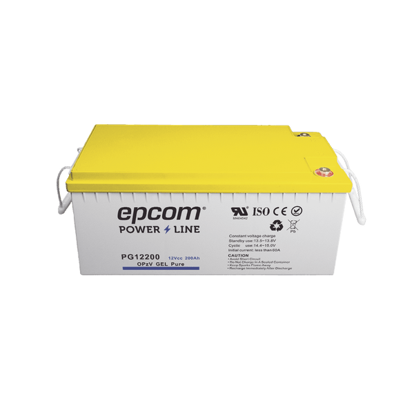 Batería de GEL PURO OPzV 12 V @ 200 Ah Ciclo profundo Uso en Aplicaciones Fotovoltaicas y de Respaldo - SILYMX