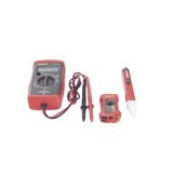 KIT Básico 3 en 1 con Multímetro Digital + Detector de Tensión sin Contacto + Comprobador de Fase GFCI PK-110 - SILYMX