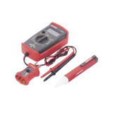 KIT Básico 3 en 1 con Multímetro Digital + Detector de Tensión sin Contacto + Comprobador de Fase GFCI PK-110 - SILYMX