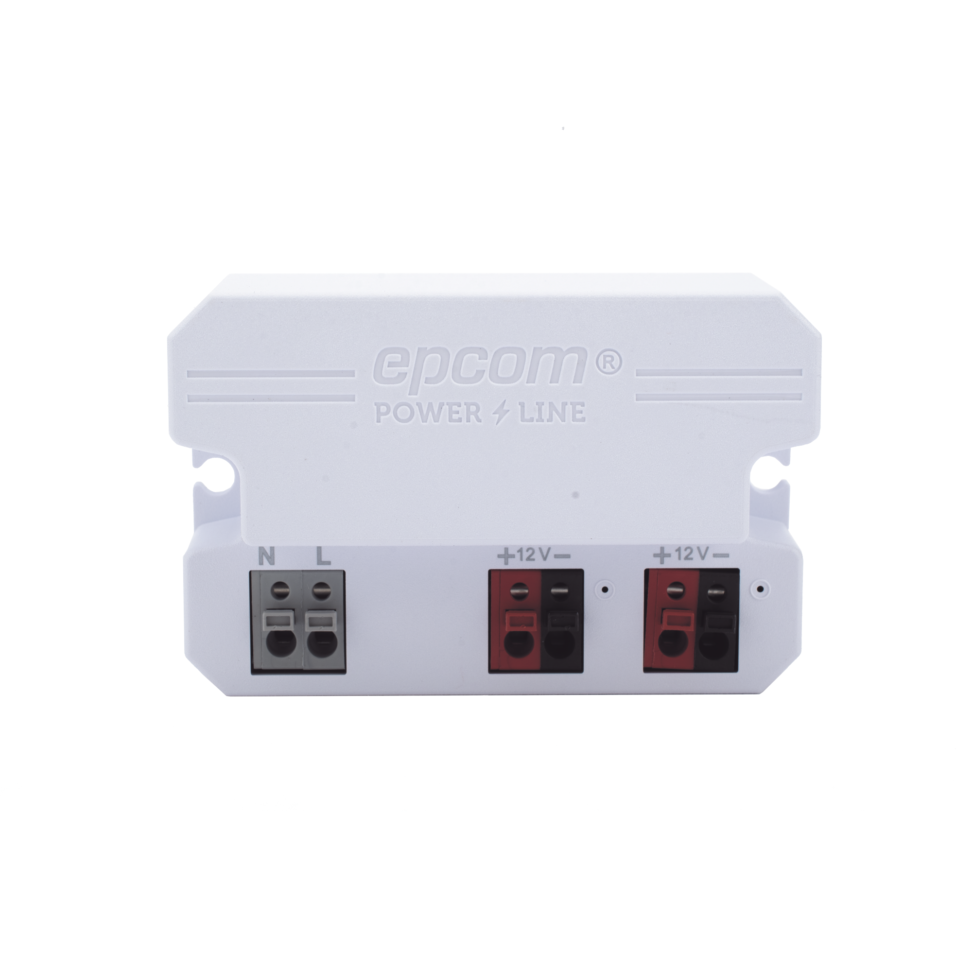 Fuente de alimentación  12 Vcc 2 Amperes Terminales de entrada para Vca en 2 pines 2 salidas para Vcc en 2 pines EPCOM POWERLINE PL0012 - SILYMX