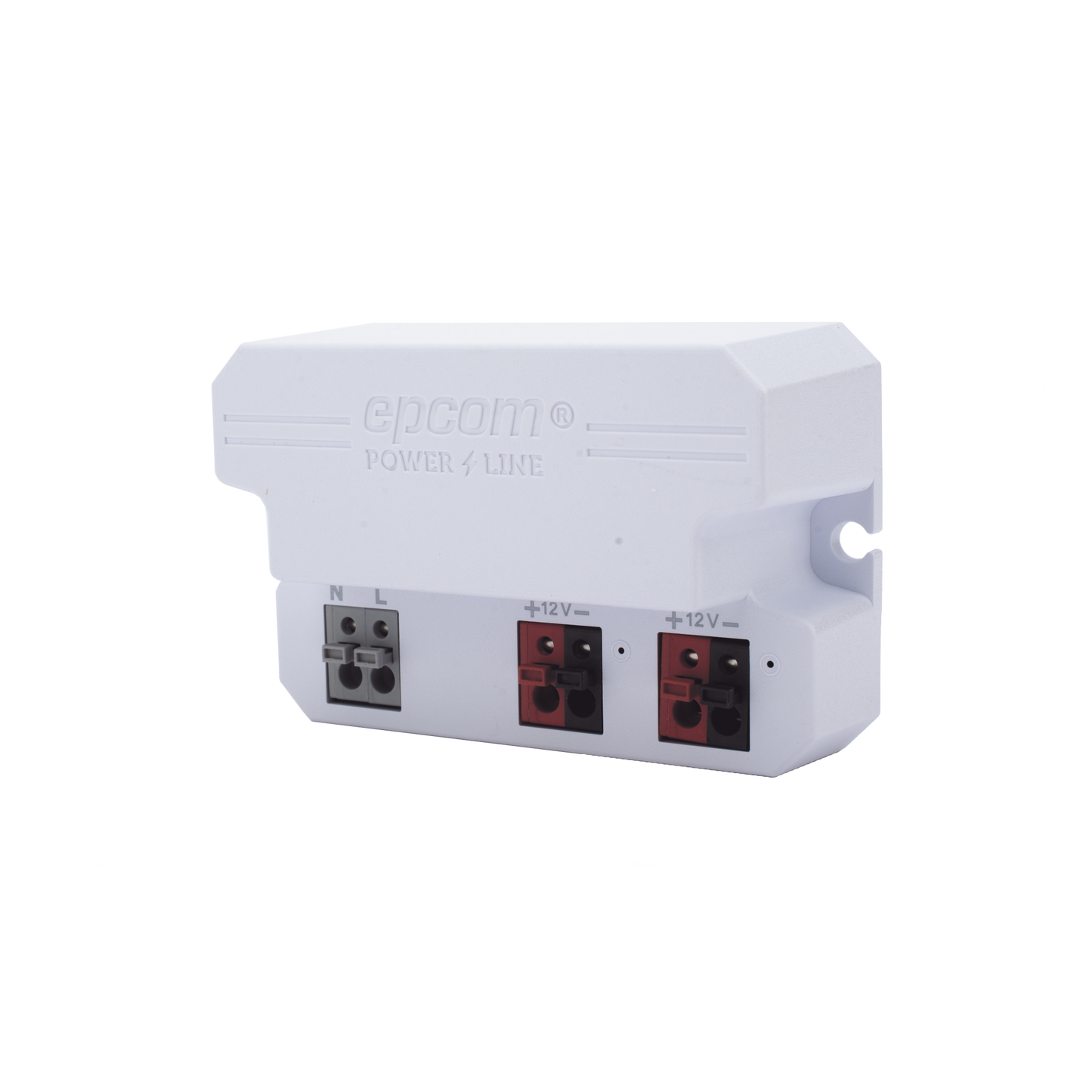Fuente de alimentación  12 Vcc 2 Amperes Terminales de entrada para Vca en 2 pines 2 salidas para Vcc en 2 pines EPCOM POWERLINE PL0012 - SILYMX