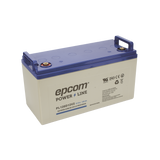 Batería 12 Vcc 120 Ah UL AGM-VRLA CICLO PROFUNDO Para uso en aplicaciones fotovoltaicas y de emergencia Terminales T4 EPCOM POWERLINE PL120D12V2 - SILYMX