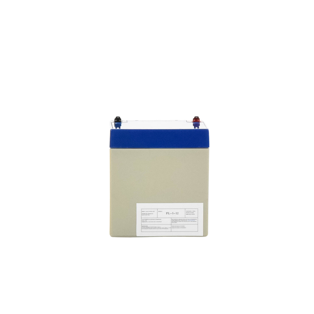 Batería de Respaldo 12V 5 Ah AGM-VRLA Terminals tipo F1 UL PL512 - SILYMX