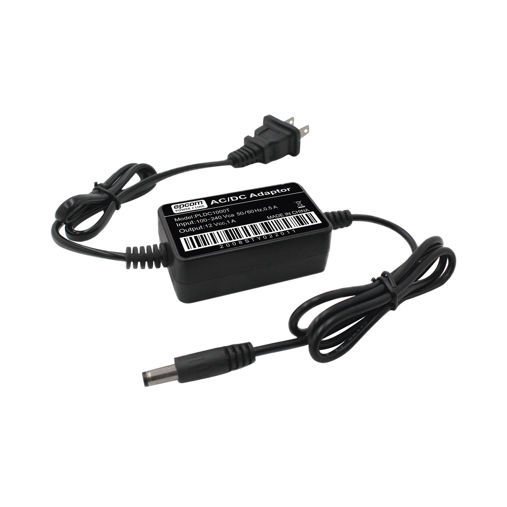 Adaptador de Pared de 12Vcd  1 A con Terminales de Extensión PL-DC-1000T - SILYMX