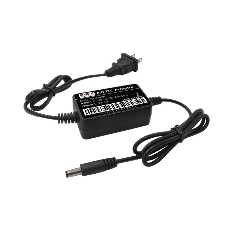 Adaptador de Pared de 12Vcd  1 A con Terminales de Extensión PL-DC-1000T - SILYMX