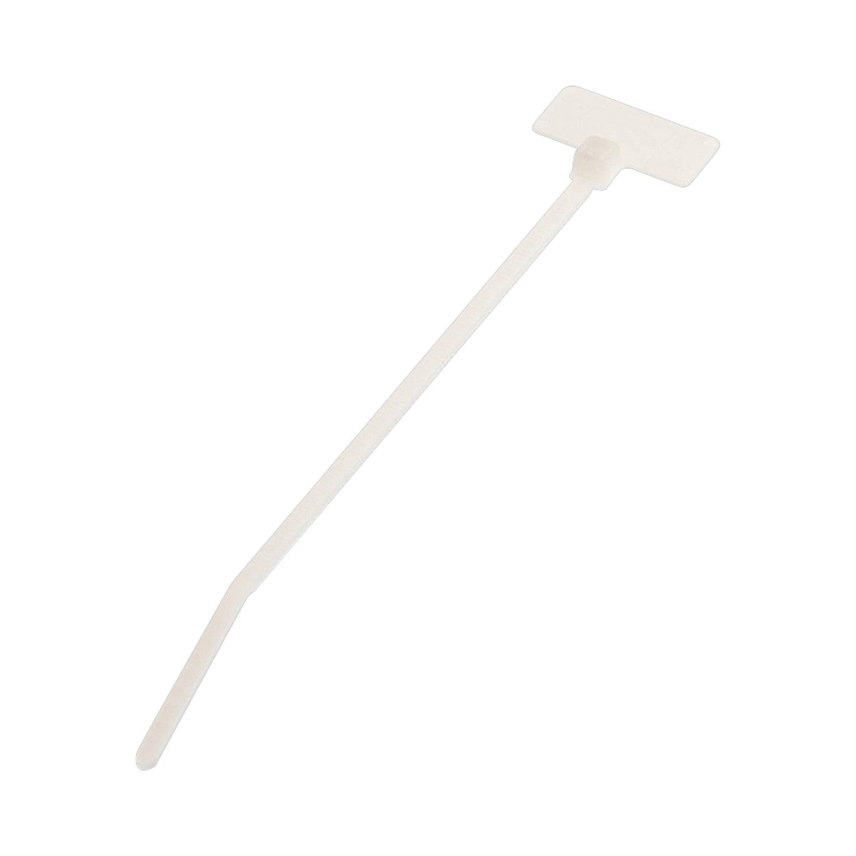 Cincho de Identificación Tipo Bandera 109 mm largo x 2.4mm ancho Bolsa de 100pz PLF1M-C - SILYMX