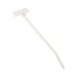 Cincho de Identificación Tipo Bandera 109 mm largo x 2.4mm ancho Bolsa de 100pz PLF1M-C - SILYMX