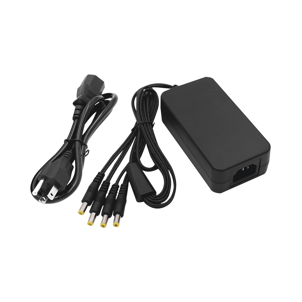 Fuente de Alimentación de 4 Salidas tipo Jack Macho de 12 Vcc 5 Amper PLK12DC4CH - SILYMX