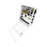 Fuente de Poder 12 Vcc 10 A  9 Salidas Capacidad de Batería de Respaldo Requiere Batería  Voltaje de Entrada 96-264 Vca - SILYMX