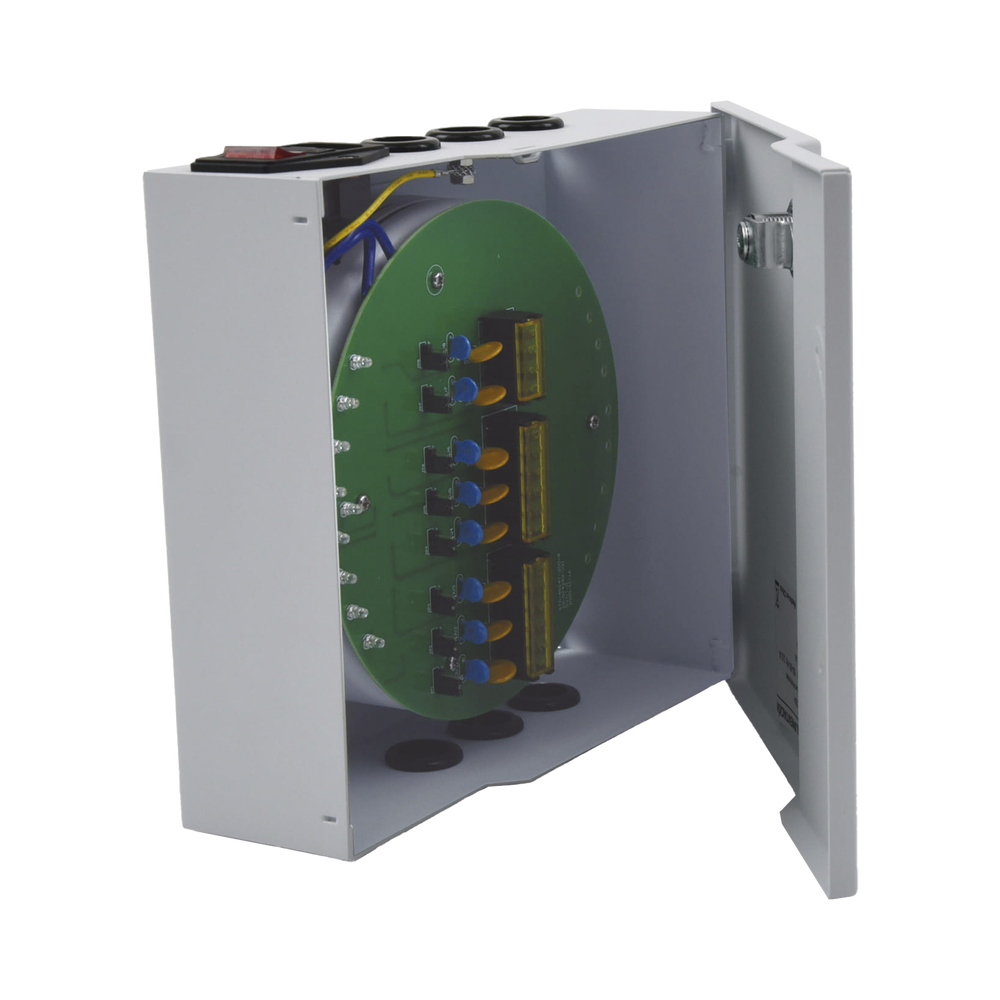 Fuente de Alimentación Profesional de 24 Vca @ 8 Amper / Soporta 8 Cámaras / Voltaje de Entrada 96-264 Vca - SILYMX