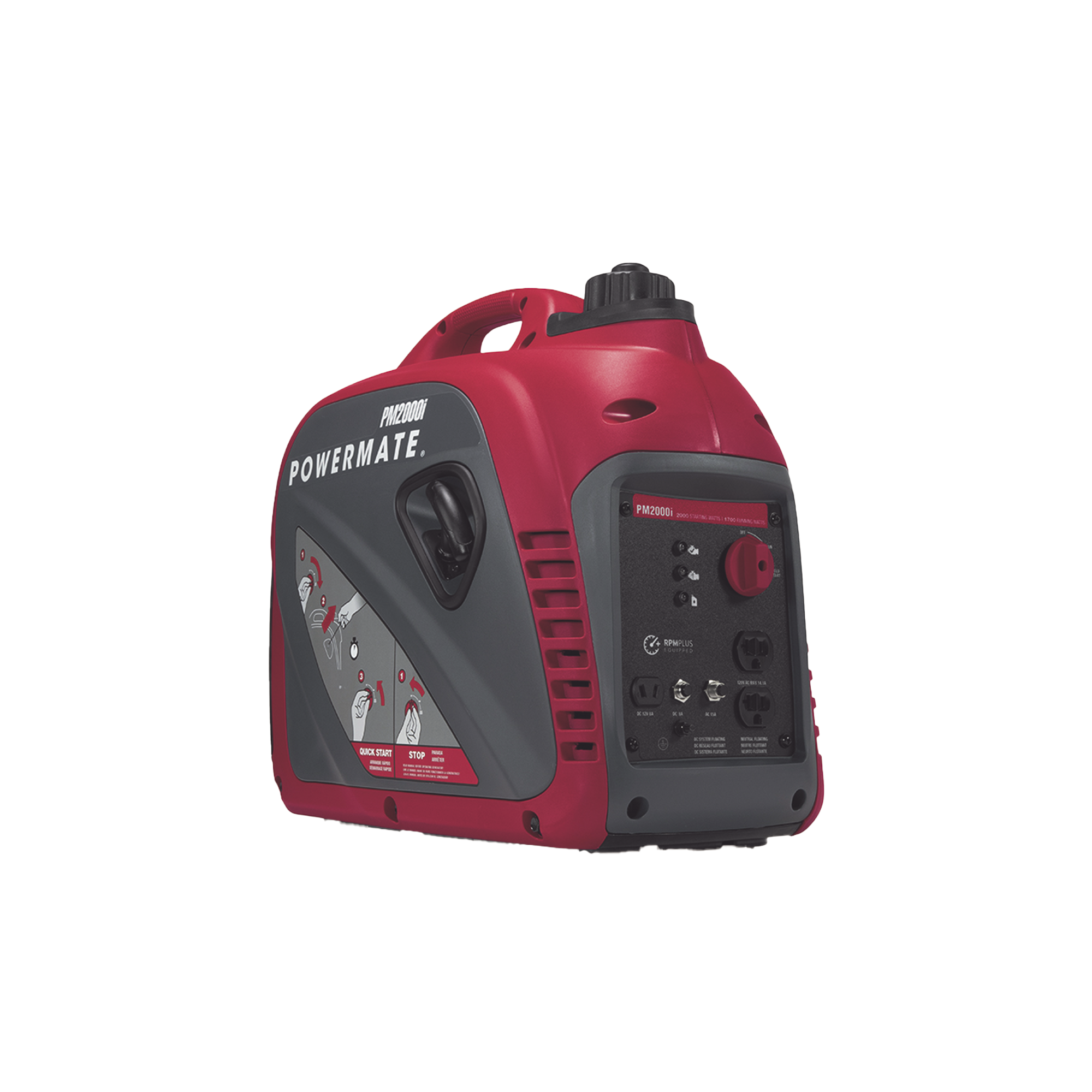 Generador Inversor Portátil a Gasolina, 1.7 kW, 120vca , Arranque Manual POWERMATE PM2000I - SILYMX