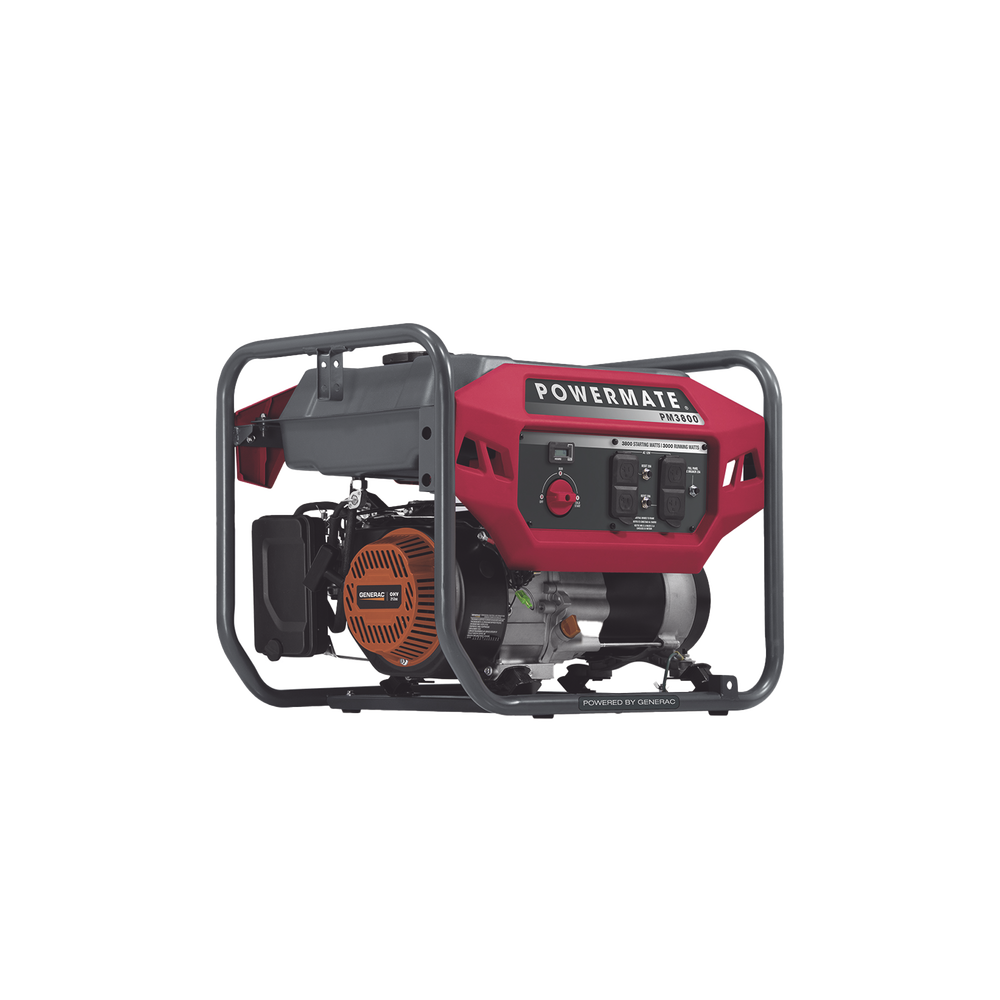 Generador Inversor Portátil a Gasolina 3 kW, 120Vac Arranque Manual POWERMATE PM3800 - SILYMX