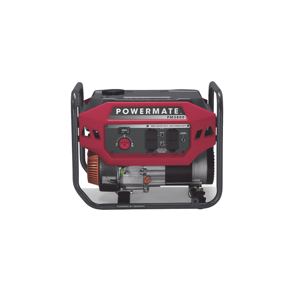 Generador Inversor Portátil a Gasolina 3 kW, 120Vac Arranque Manual POWERMATE PM3800 - SILYMX