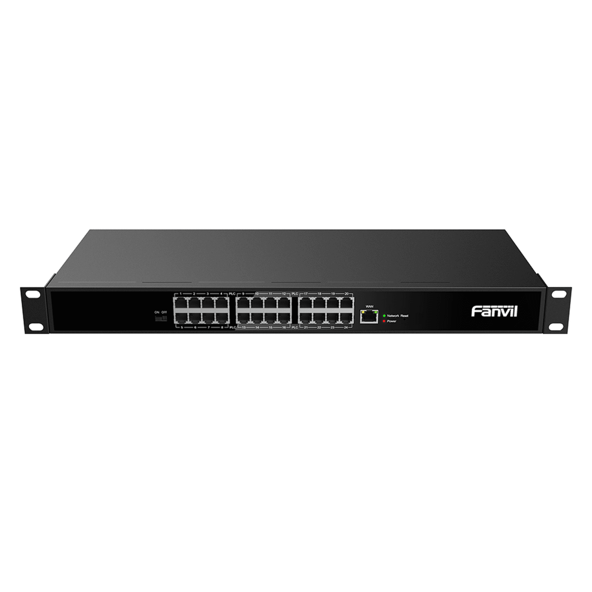 VoIP Telefonia IP VideoconferenciaFANVILPN24Switch PoE 2 Hilos Telefonos IP 24 Puertos RJ11 Fanvil PN24 - SILYMX