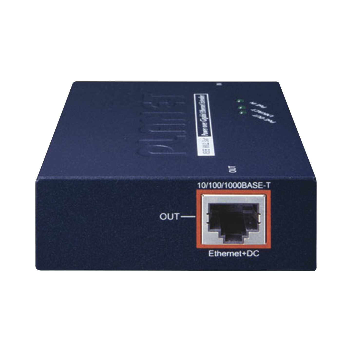 Extensor 100m PoE 802.3af/at de 1 puerto 10/100/1000 Mbps Planet POE-E201 - SILYMX