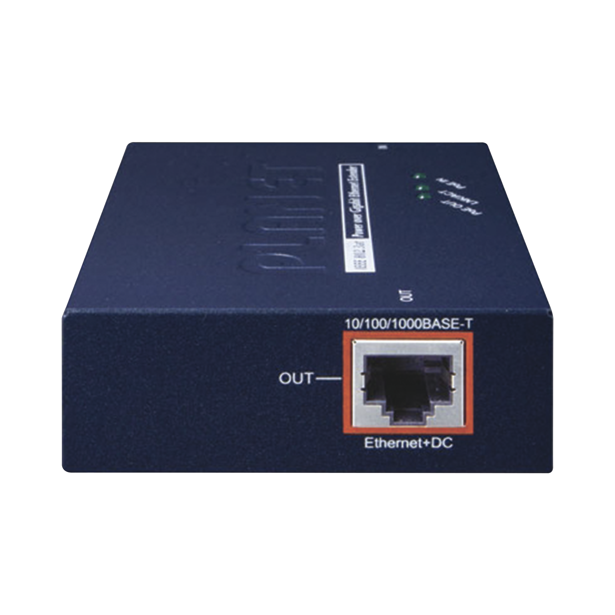 Extensor 100m PoE 802.3af/at de 1 puerto 10/100/1000 Mbps Planet POE-E201 - SILYMX