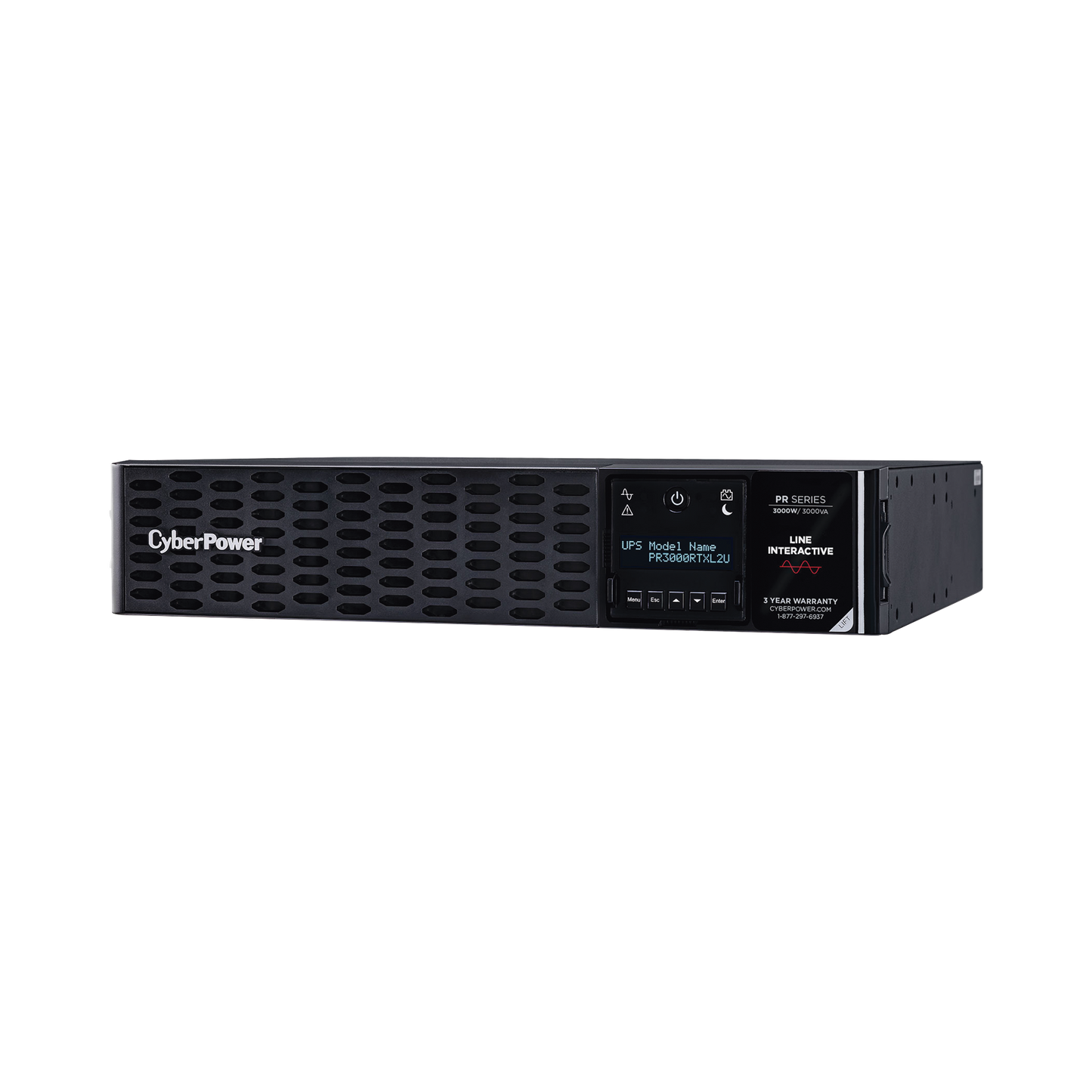 UPS de 3000 VA/3000 W Topología Línea Interactiva Entrada 120 Vca NEMA L5-30P Onda Senoidal Pura Torre o Rack de 2 UR Con 8 Tomas 5-20R y 1 L5-30R PR3000RTXL2U - SILYMX