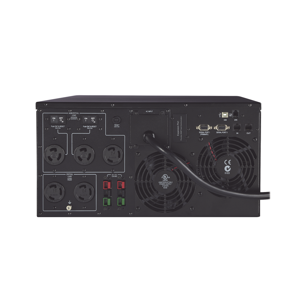 UPS CYBERPOWER de 5000 VA/4500 W  200 - 240 Vca de Entrada 208 Vca de Salida Onda Pura Torre o Rack 5UR  NEMA L6-30R y L6-20R PR5000LCDRTXL5U - SILYMX