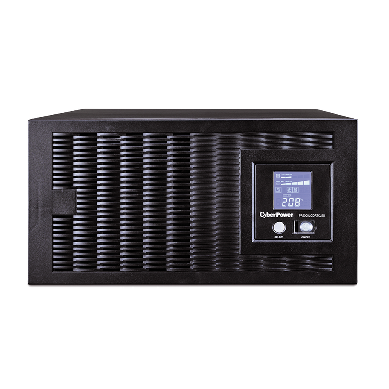 UPS CYBERPOWER de 5000 VA/4500 W  200 - 240 Vca de Entrada 208 Vca de Salida Onda Pura Torre o Rack 5UR  NEMA L6-30R y L6-20R PR5000LCDRTXL5U - SILYMX