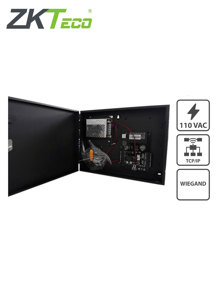 Control de Acceso Profesional 2 Puertas Gabinete y Fuente C3-200 Package B - SILYMX