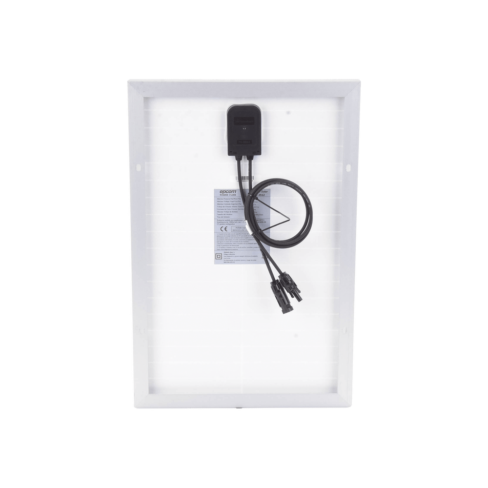Panel Solar EPCOM POWER LINE 25W 12 Vcc Policristalino 36 Celdas grado A PRO2512 - SILYMX