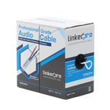 Cable para audio profesional 2 x 18 AWG 100% cobre BLINDADO perfecto para bocinas y micrófonos bobina de 152 m PRO-AUDIO-S - SILYMX