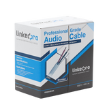 Cable para audio profesional 2 x 18 AWG 100% cobre BLINDADO perfecto para bocinas y micrófonos bobina de 152 m PRO-AUDIO-S - SILYMX