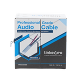 Cable para audio profesional 2 x 18 AWG 100% cobre BLINDADO perfecto para bocinas y micrófonos bobina de 152 m PRO-AUDIO-S - SILYMX