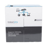 Bobina de cable de 305 m ( 1000 ft ) Cat5e alto desempeño de color Gris UL para aplicaciones en video vigilancia redes de datos Uso Interior - SILYMX