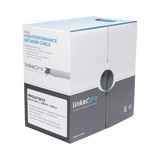 Bobina de cable de 305 m ( 1000 ft ) Cat5e alto desempeño de color Gris UL para aplicaciones en video vigilancia redes de datos Uso Interior - SILYMX