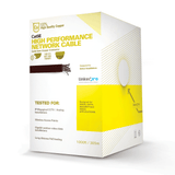 Bobina de Cable UTP Cat5e Linkedpro CCU 100% Cobre 305 Metros 1000 ft color blanco PRO-CAT-5E-W - SILYMX