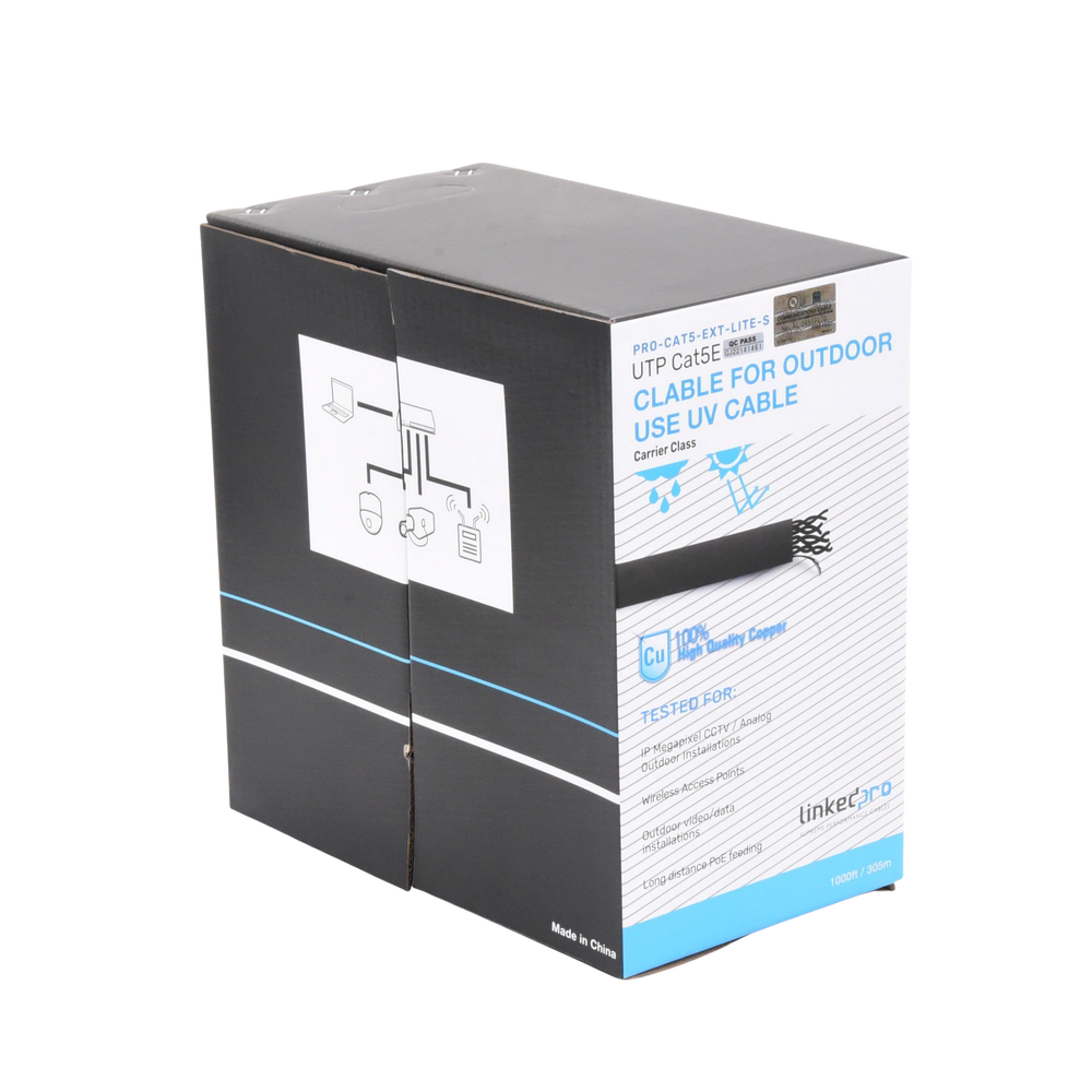 Bobina Cable Linkedpro 305mts Cat5e Pro-cat5-ext-lites Ext - SILYMX