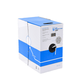 Bobina de cable Linkedpro Cat5e intemperie sin blindar 100% Cobre 305 Metros color blanco PRO-CAT5-EXT-LITEW - SILYMX