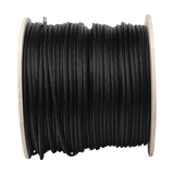 Bobina de cable FTP con Mensajero de Acero Cat6+ 23 AWG Uso en Intemperie y aplicaciones Aéreas Negro 305 Metros PRO-CAT-6-AIR - SILYMX