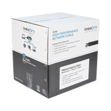 Bobina de Cable UTP 305 m Cat6 Con DOBLE FORRO para Exterior CLIMAS EXTREMOS Color Negro PRO-CAT-6-EXT-LITE-DJ - SILYMX