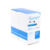 Bobina de cable Linkedpro Cat6 CM 24 AWG Alto Rendimiento ETL UL color azul super flexible Uso interior de 305 metros PRO-CAT-6-LITE - SILYMX