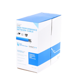 Bobina de cable Linkedpro Cat6 CM 24 AWG Alto Rendimiento ETL UL color azul super flexible Uso interior de 305 metros PRO-CAT-6-LITE - SILYMX